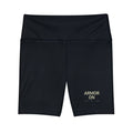 "Armor On" Women's Workout Shorts — High-Waist Biker Shorts
