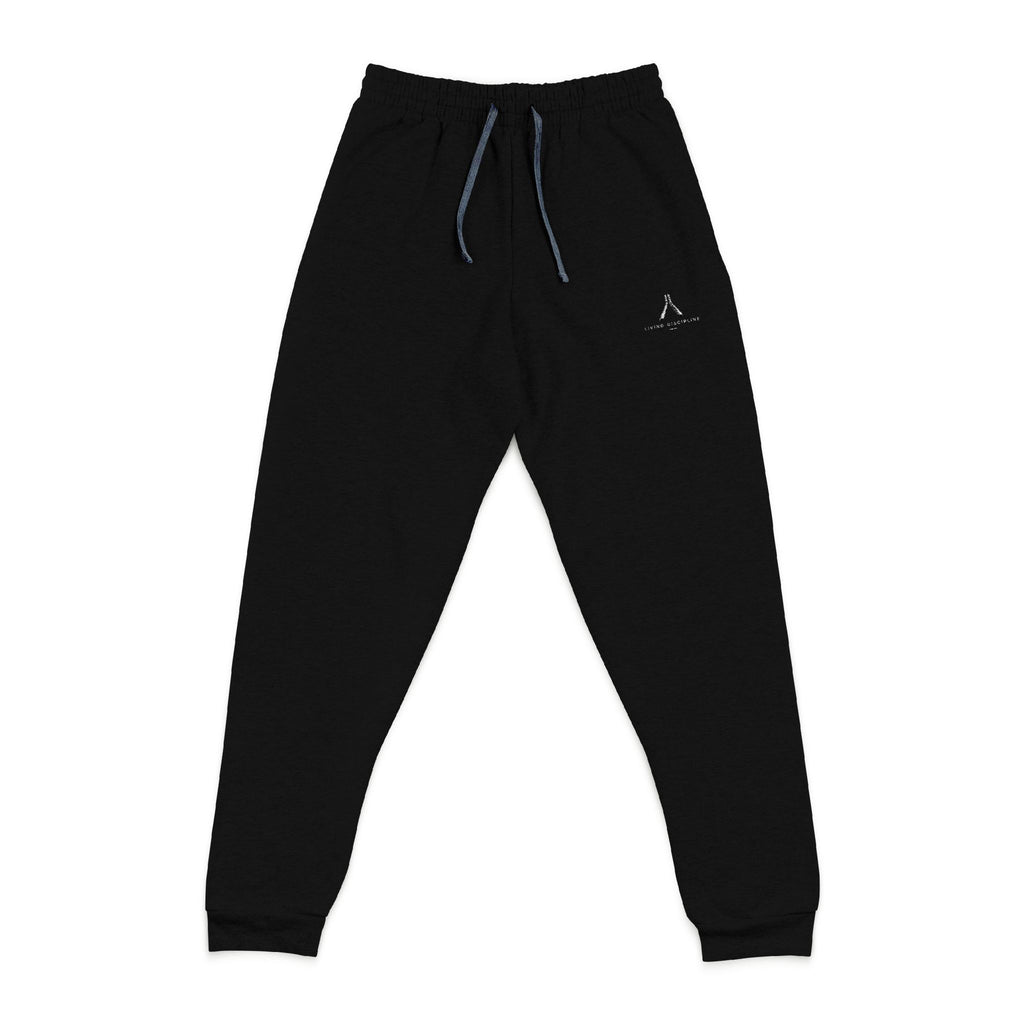 Embroidered Living Discipline Logo Joggers