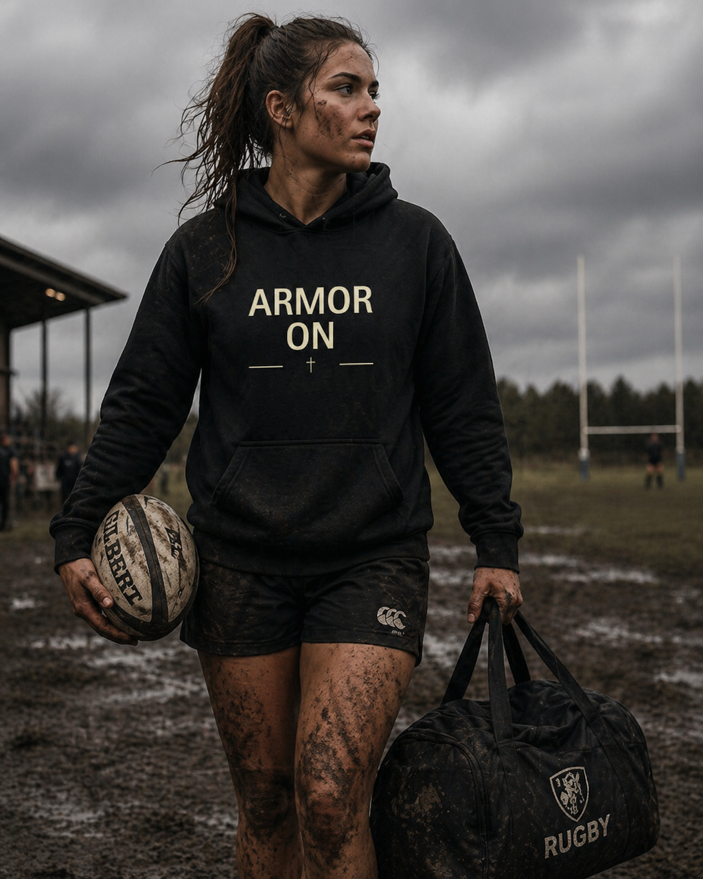 "Armor On" Lightweight Unisex Hoodie