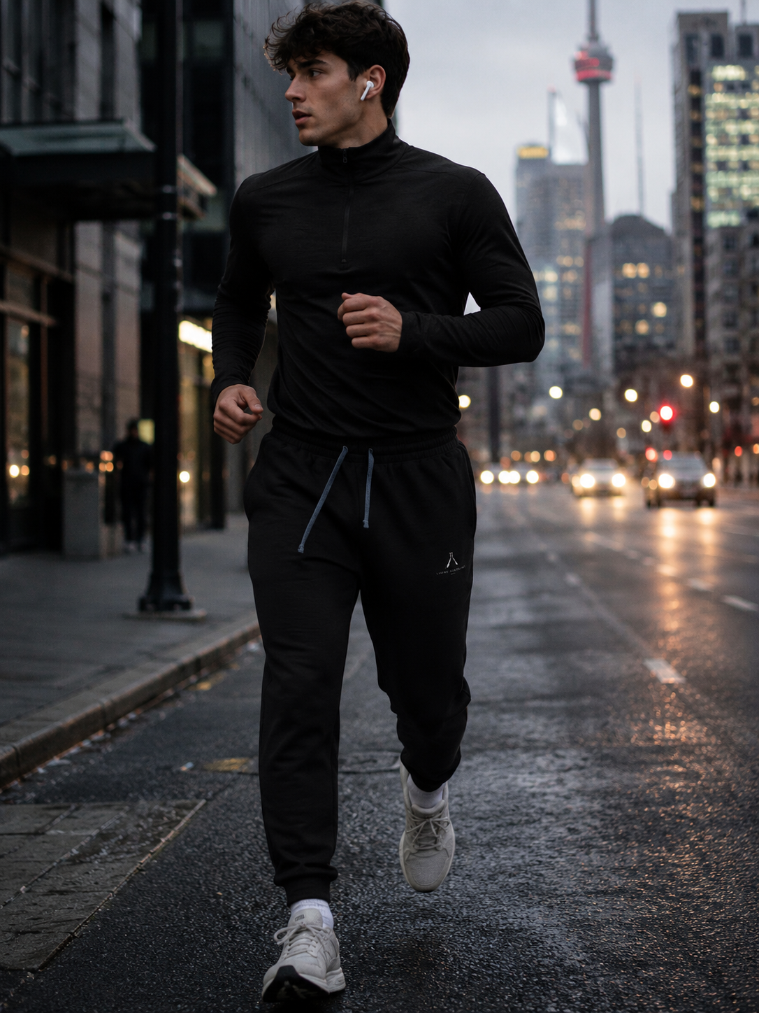 Embroidered Living Discipline Logo Joggers